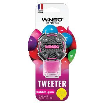 Ароматизатор у машину Winso Tweeter Bubble Gum, рідкий на дефлектор, 8 мл (530840)