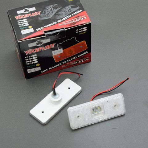 LED габарит 110x42 мм 24V белый LED 10 шт &mdash; основное фото товара