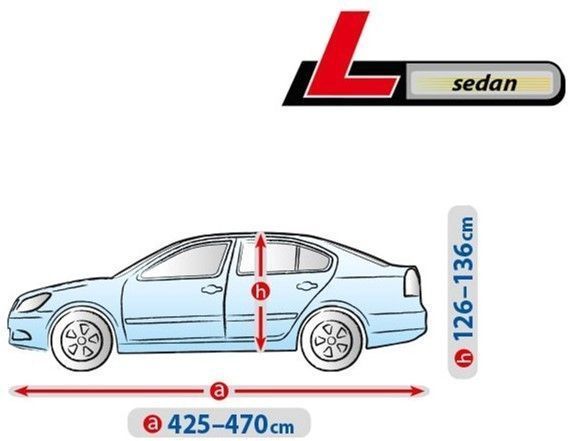 Kegel Basic Garage тент Седан L 425-470х136см (5-3963-241-3021) &mdash; основное фото товара