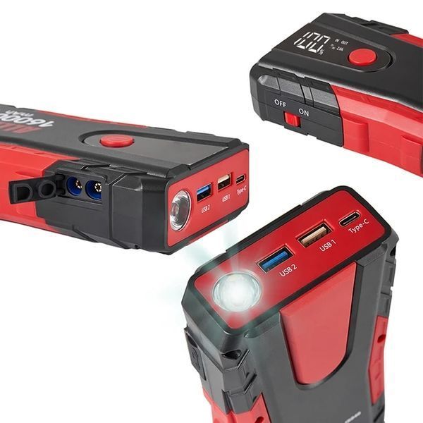 Alligator Jump Starter JS840 пусковое устройство бустер 400A/800A Power Bank 16000mAh &mdash; основное фото товара