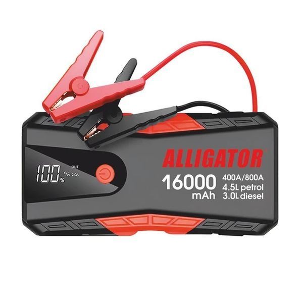 Alligator Jump Starter JS840 пусковое устройство бустер 400A/800A Power Bank 16000mAh &mdash; основное фото товара