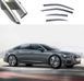 Дефлектори Вікон Вітровики Audi A6L (C6) 2012-2018 "FLY" (Нержавіюча смуга 3D, скотч)