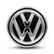 VW ковпачки на диски (56/52 мм) чорний 6CD601171 1 шт &mdash; фото товару 1 з 5