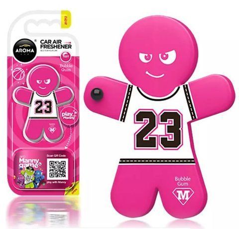 Ароматизатор у машину Aroma Car Manny Bubble Gum, полімерна фігурка на дефлектор (92994) &mdash; основне фото товару