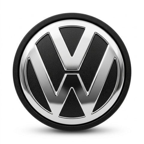 VW ковпачки на диски (56/52 мм) чорний 1J0601171 1 шт &mdash; основне фото товару