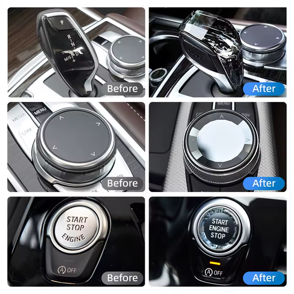Ручка КПП BMW Series X5, X6, X7 G05/G06/G07 CRISTAL-LED №49 &mdash; основне фото товару