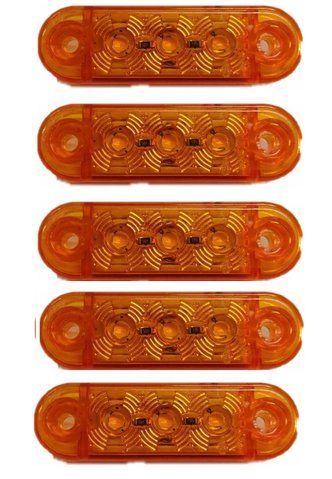 LED габарит MRT К-170 65x20 мм 12/24V оранжевый LED 12 шт &mdash; основное фото товара