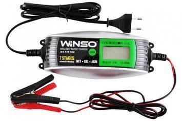 Зарядное устройство для автомобильного аккумулятора Winso 139700 2/4 А 6/12 В импульсное