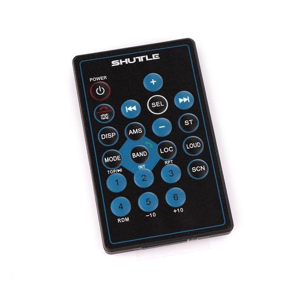 Автомагнітола Shuttle SUD387 Black/White USB, SD, знімна панель, Bluetooth, пульт, 4x50 Вт
