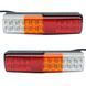 Задний фонарь Ceray прямоугольный LED 12V 220&times;50&times;50 мм с проводом комплект 2 шт LED-20 (Е-411)