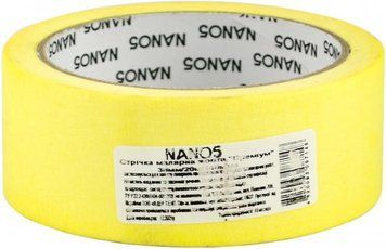 Малярна стрічка Nano5 N50008, 38 мм &times; 20 м, 140 мкм, жовта