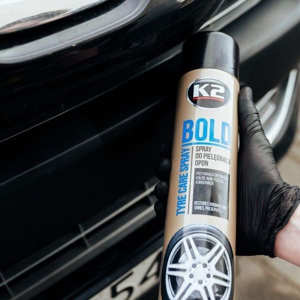 Полироль для Шин 600ml K2 Bold Аэрозоль (K1561) &mdash; основное фото товара
