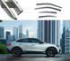 Дефлектори Вікон Вітровики Audi Q3 Sportback 2020- "FLY" (Нержавіюча смуга 3D, скотч)