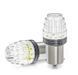 Світлодіод 12V Т25 Білий 9SMD-3030 лінза конусная "№43" &mdash; основне фото товару