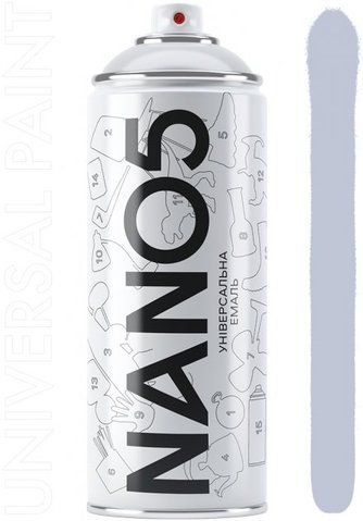 Nano5 аерозольна фарба 400 мл сіра світла (N07035) &mdash; основне фото товару