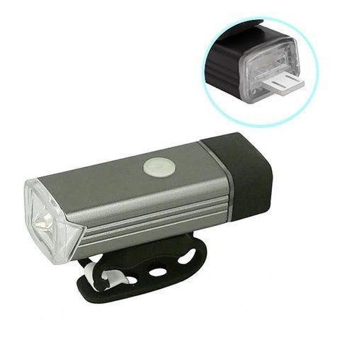 Велосипедная фара BST-001/2278-XPE, ALUMINUM, подсветка кнопки, аккумулятор, ЗУ USB &mdash; основное фото товара