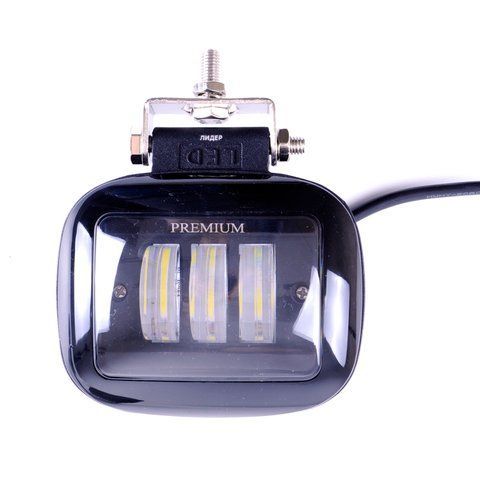 Leader LED рабочая фара квадратная 45W Flood 10/30V 15W*3 120x100x60 мм (8866) &mdash; основное фото товара