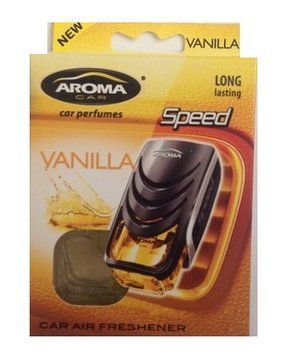 Ароматизатор в машину Aroma Car Speed Vanilla, жидкий на дефлектор, 8 мл