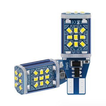 Светодиод 12V T15(W16W) Белый SMD 24-2016 3.5W №84