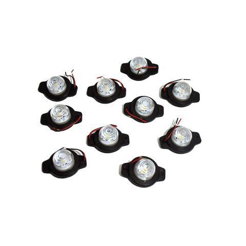 LED габарит Thoc Auto TH-306 60x43x20 мм 12/24V білий LED 10 шт &mdash; основне фото товару