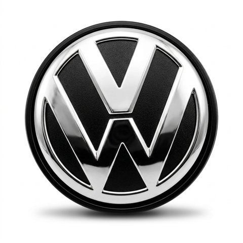 VW колпачки на диски (56/51 мм) черный 1 шт &mdash; основное фото товара