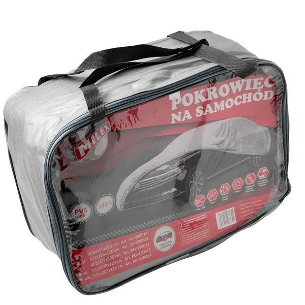 Тент на авто Milex для седана L 482&times;178&times;120 см PEVA/PP Cotton (PO-V30012) &mdash; основное фото товара