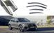 Дефлектори Вікон Вітровики Audi Q5 2008-2017 "FLY" (Нержавіюча смуга 3D, скотч)