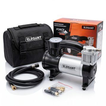 Автомобильный компрессор Elegant Force MAXI 100010 7 Атм 35 л/мин 12В 150 Вт LED-фонарь