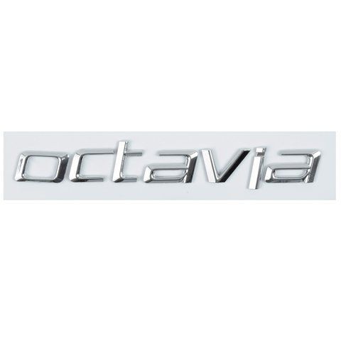 Эмблема - надпись "OCTAVIA" NEW 2014-2016 скотч 3М 16518мм разделительный (Польша) &mdash; основное фото товара