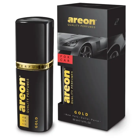 Areon Perfume Premium освежитель спрей для авто Золото пласт.бутылка 50 мл пластиковый флакон &mdash; основное фото товара