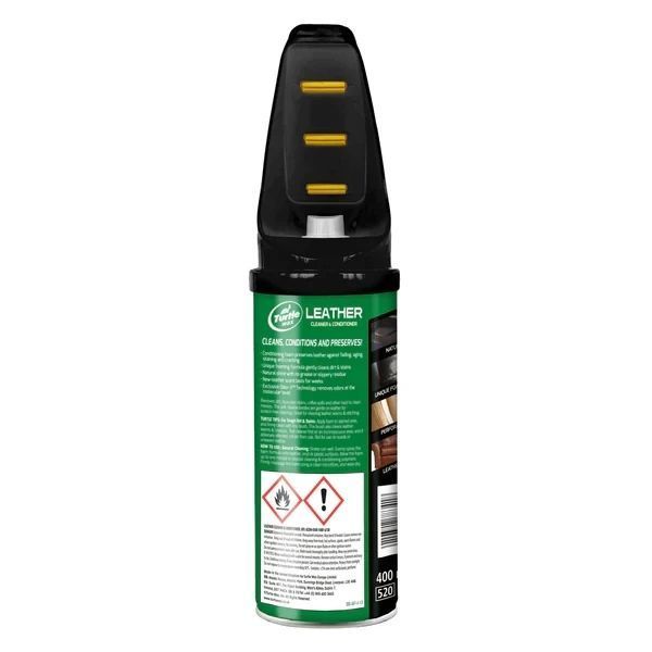 Засіб для очищення шкіри (пінний) 400мол Turtle Wax Odor-X LEATHER CLEANER &mdash; основне фото товару