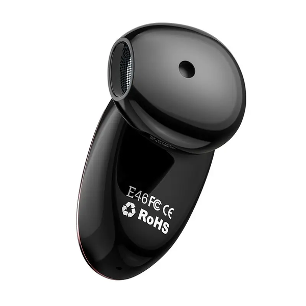 Bluetooth моно-гарнітура HOCO E46 Black &mdash; основне фото товару