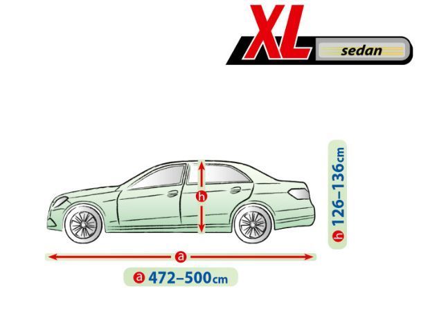 Тент на авто Kegel Membrane Garage для седана XL 472-500&times;136 см (5-4745-248-3050) &mdash; основне фото товару