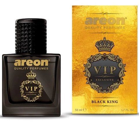 Areon Perfume VIP освежитель спрей для авто Черный Король 50 мл стекло &mdash; основное фото товара