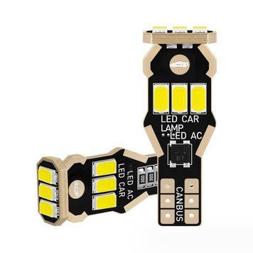 Светодиод 12V T15(W16W) Белый SMD 9-3030 2.5W №82