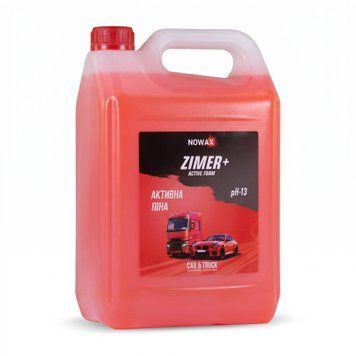 Активная пена для мойки авто Nowax Zimer+ Active Foam 5 л, концентрат 1:9 (NX05130)