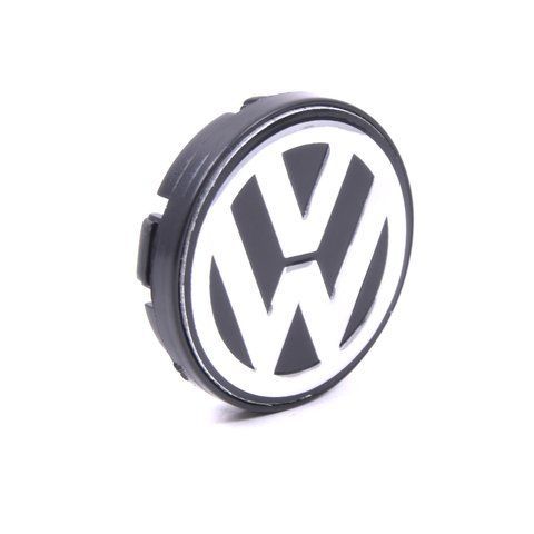 VW ковпачки на диски (56/51 мм) чорний 1 шт &mdash; основне фото товару