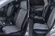 Модельные чехлы на сиденья Avto Mania для Skoda Octavia А5 04-12 из экокожи та алькантари серые с подлокотником &mdash; фото товара 1 из 8