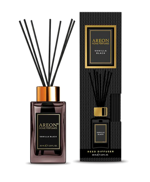 Аромадифузор для дому з паличками Areon Home Perfume Premium Vanilla Black 85 мл &mdash; основне фото товару