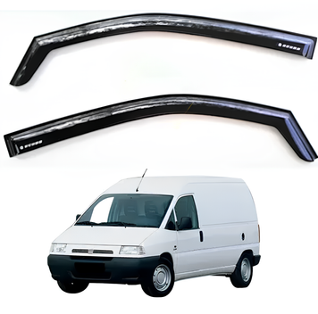 Дефлектори Вікон Вітровики Fiat Scudo 1997-2007 "Av-Tuning" (довгий, скотч)