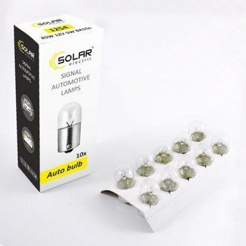 R10W автомобільна лампа Solar 12V BA15s уп.10шт (1255) &mdash; основне фото товару