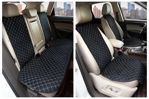Rcar Decor алькантара комплект чорні нитка сіра &mdash; основне фото товару