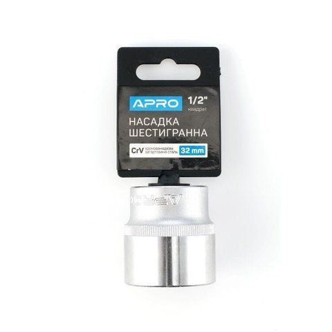 Головка 1/2" 32мм (6гран) "Apro" (252732) &mdash; основное фото товара