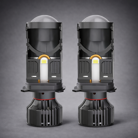 M01S LED міні-лінза H4 12V 90/130W 10000/14000Lm 6000K Canbus &mdash; основне фото товару