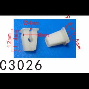 Клипсы C3026 под саморез GM 90230846 2240802 94515248 BMW 63121374075 (уп. 100 шт.)