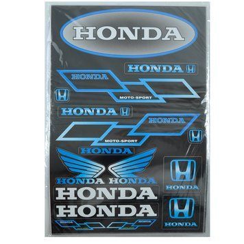Наліпка МОТО "Honda" (31x21) синя &mdash; основне фото товару