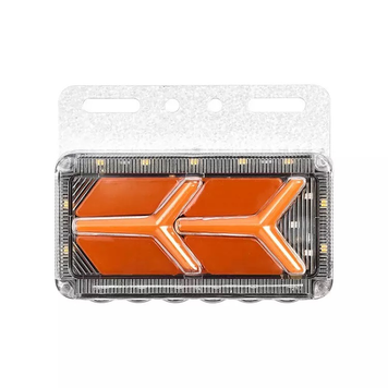 LED габарит 130x70 мм 12/24V помаранчевий 1 шт