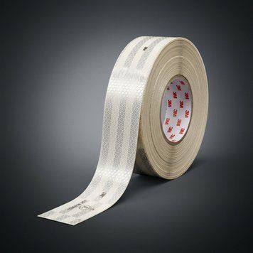 Світловідбивна стрічка біла 3M 104R-00821 50мм х 50м &mdash; основне фото товару