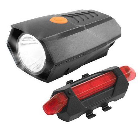 Велосипедный комплект Фара + Stop-5SMD аккумулятор 7 режимов. ЗУ micro USB. BSK-178-1-XPG &mdash; основное фото товара