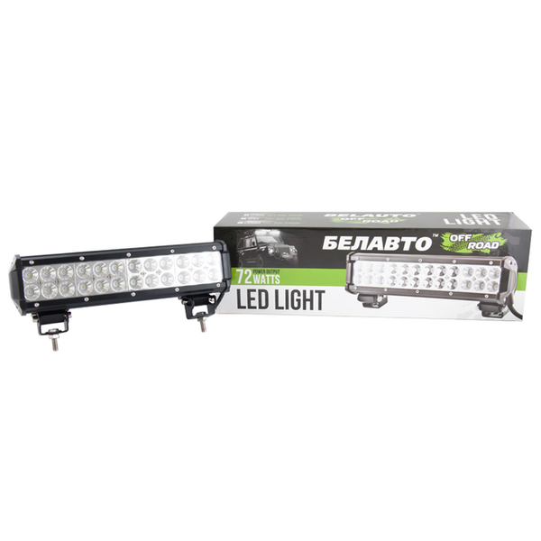Belauto LED фара балка 72W Spot 300x80x65 мм BOL2403 Spot 10/30V &mdash; основне фото товару